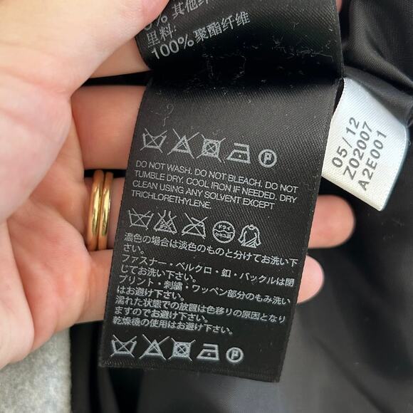 Adidas SLVR Wool Blend Full Zip Jacket Men's Sz XL Gray Streetwear Rare Sporty - Picture 8 of 8